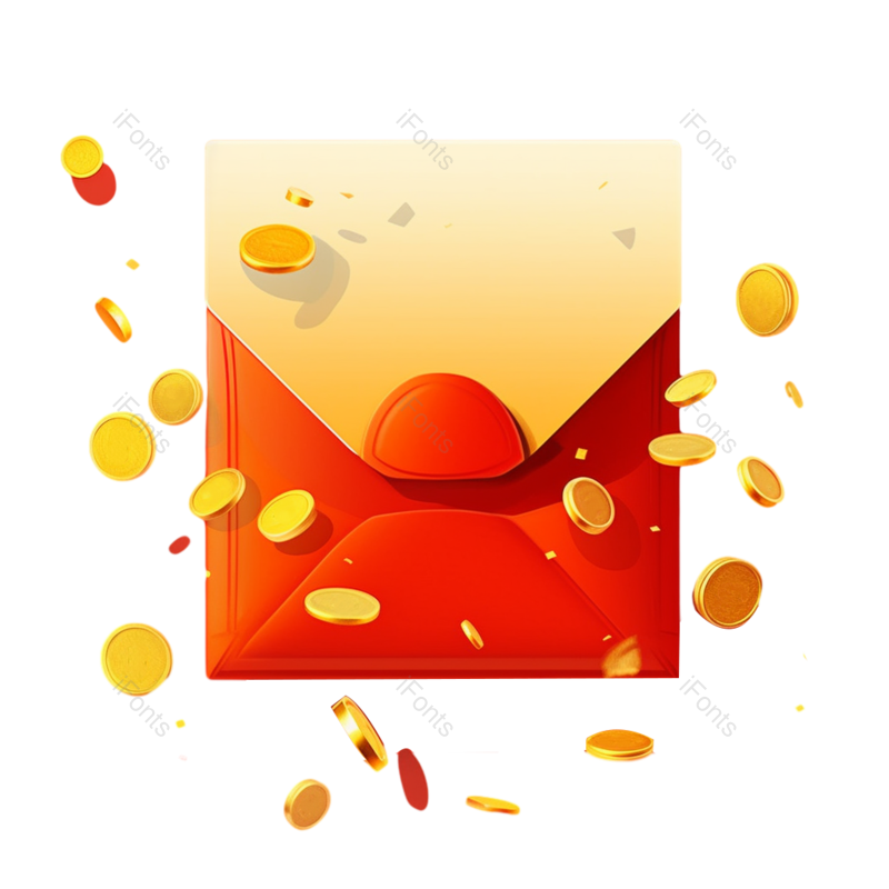 金币图片,喜庆元素,红包PNG,钱币免抠素材